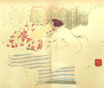 Edouard Vuillard, La Naissance d'Annette, L'œuvre grave de Vuillard, Limited Edition Lithograph