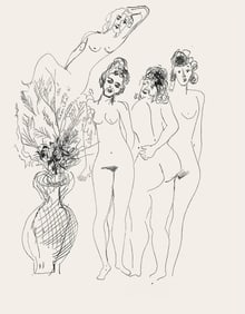 Marc Chagall, Composition, Suite Provinciale avec 92 dessins inedits de Marc Chagall, Limited