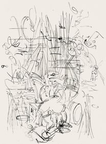 Raoul Dufy, Composition, Les Cotes Normandes, Limited Edition Lithograph