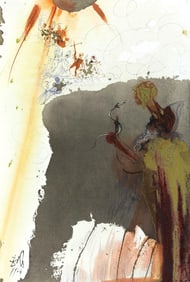 Salvador Dali, Composition (Michler/Lopsinger 1600; Field 69-3), Biblia Sacra, Limited Edition