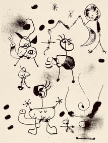 Joan Miro, Composition, The Prints of Joan Miro, Limited Edition Etching