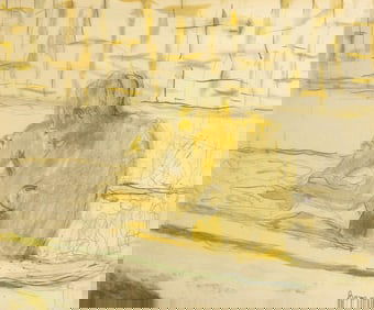 Pierre Bonnard, Femme assise dans sa baignoire, Bonnard Lithographe, Limited Edition Lithograph