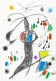 Joan Miro, Composition (Mourlot, 1051-1072), Maravillas con Variaciones acrosticas en el Jardin de