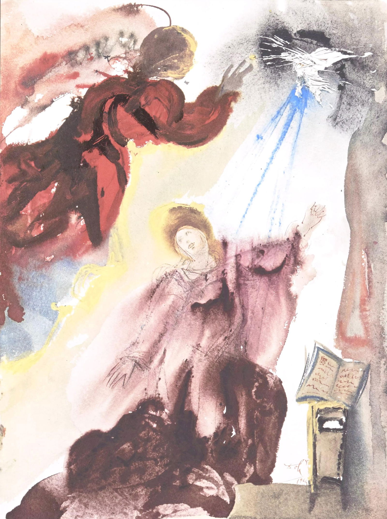 Salvador Dali, Composition (Michler/Lopsinger 1600; Field 69-3), Biblia Sacra, Limited Edition (1 of 4)