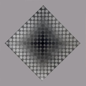 Victor Vasarely, Composition, CTA 102, Limited Edition Heliogravure