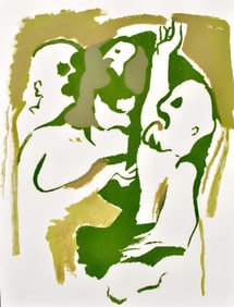 Francisco Bores, Composition, Œuvres completes d'Albert Camus, Limited Edition Lithograph