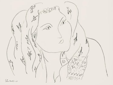 Henri Matisse, Serie L, var. 12 (Duthuit 9), Henri Matisse, Dessins, Themes et variations, Limited