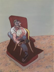 Francis Bacon, Study for Portrait of Lucian Freud, Derriere le miroir, Limited Edition Lithograph
