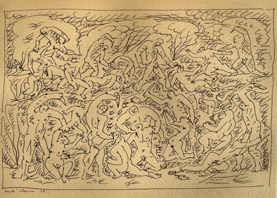 Andre Masson, Massacre, Masson Dessins, Limited Edition Lithograph