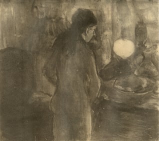 Edgar Degas, La Toilette, E. Degas Monotypes, Limited Edition Monotype