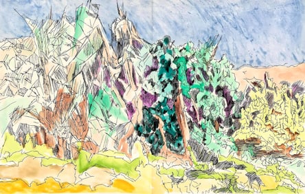 Jacques Villon, Composition (Ginestet/Pouillon 42-64), Hesiode, Les Travaux et les Jours, Limited