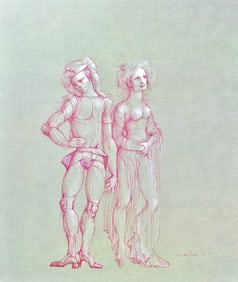 Leonor Fini, Composition, Fruits de la Passion, XXe siecle, Limited Edition Heliogravure