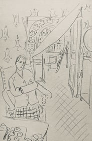 Henri Matisse, Composition (Dutel 3), Dessins de Henri-Matisse, Limited Edition Lithograph