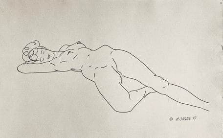 Henry Strater, Composition, 24 Drawings by Henry Strater, Limited Edition Lithograph