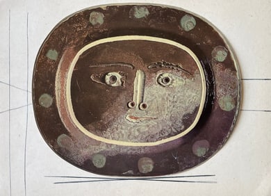 Pablo Picasso, etude pour la ceramique, Ceramiques de Picasso (Orozco 105), Limited Edition