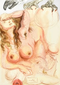 Salvador Dali, Le Purgatoire IX (Michler/Lopsinger 1039-1138; Field 189-200), La Divine Comedie,