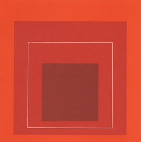 Josef Albers, Homage to the Square, Josef Albers: White Line Squares, Limited Edition Lithograph