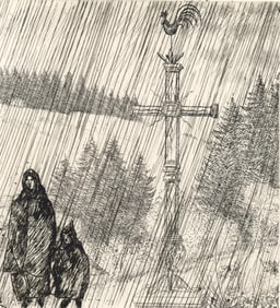 Jean Emile Laboureur, Composition, Alternance, Limited Edition Etching