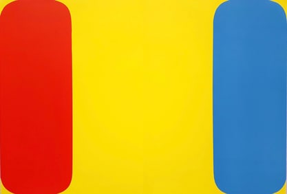 Ellsworth Kelly, Composition (Axsom Ib), Derriere le miroir, Limited Edition Lithograph