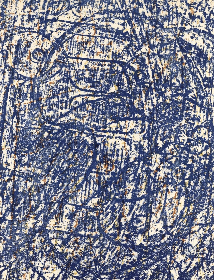 Max Ernst, La Foret bleue (Spies/Leppien 89D), XXe siecle, Limited Edition Lithograph: Lithograph on velin paper. Paper Size: 12.5 x 9.75 inches. Excellent condition. Inscription: Unsigned and unnumbered, as issued. Notes: From the volume, XXe Siecle, n deg20, 1962. Published and printe