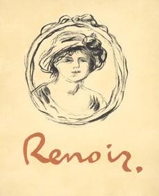 Pierre-Auguste Renoir, Portrait de femme, Les Lithographies de Renoir, Limited Edition Lithograph