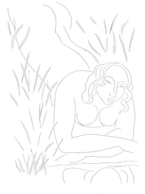 Henri Matisse, Herodiade, Poesies de Stephane Mallarme, Limited Edition Lithograph