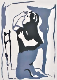 Francisco Bores, Composition, Œuvres completes d'Albert Camus, Limited Edition Lithograph