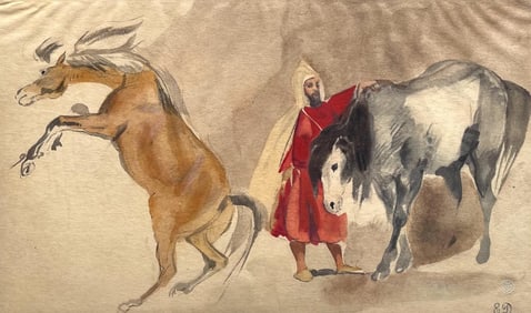 Eugene Delacroix, Composition, Trente et un Dessins et Aquarelles du Maroc, Limited Edition
