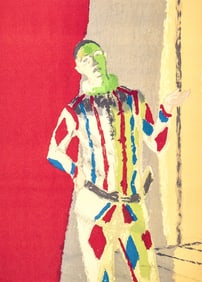 Maurice Brianchon, l'Arlequin, Souvenirs et portraits d'artistes, Limited Edition Lithograph