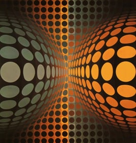 Victor Vasarely, Composition, Vega, Limited Edition Heliogravure