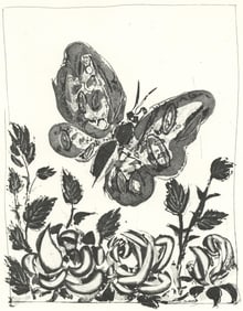 Pablo Picasso, Le Papillon (The Butterfly) (Orozco p.82), Histoire naturelle, Limited Edition