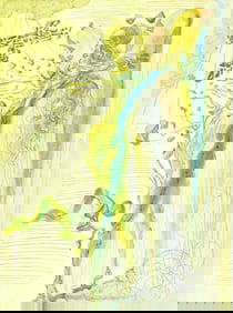 Salvador Dali, Le Paradis XII (Michler/Lopsinger 1039-1138; Field 189-200), La Divine Comedie,
