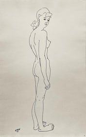 Henry Strater, Composition, 24 Drawings by Henry Strater, Limited Edition Lithograph