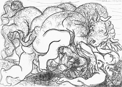 Pablo Picasso, Minotaure attaquant une Amazone, Suite Vollard, Fac-simile Signed, Limited Edition