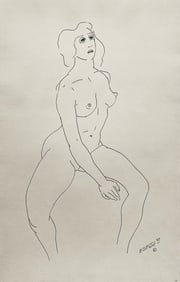 Henry Strater, Composition, 24 Drawings by Henry Strater, Limited Edition Lithograph