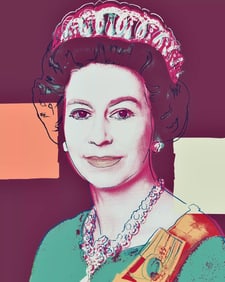 Andy Warhol, Queen Elizabeth II, no335, Official Limited Edition, Sunday B. Morning, Silkscreen
