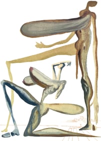 Salvador Dali, Purgatorio XXII (Michler/Lopsinger 1039-1138; Field 189-200), La Divina Commedia,