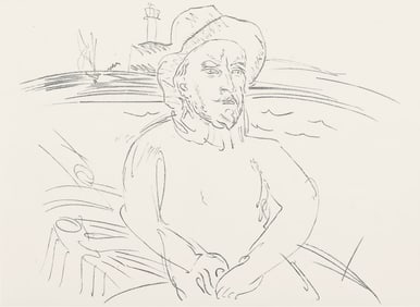 Raoul Dufy, Composition, Les Cotes Normandes, Limited Edition Lithograph