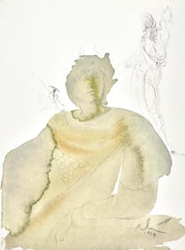 Salvador Dali, Composition (Michler/Lopsinger 1600; Field 69-3), Biblia Sacra, Limited Edition