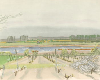 Maurice Brianchon, Une vigne de la doulce France, Vins, Fleurs et Flammes, Limited Edition