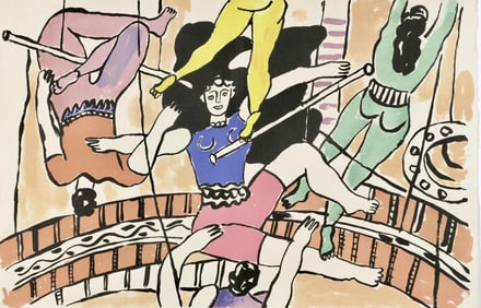 Fernand Leger, Composition, Cirque, Lithographies Originales, Limited Edition Lithograph