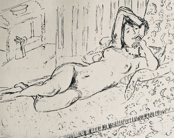 Henri Matisse, Composition (Dutel 3), Dessins de Henri-Matisse, Limited Edition Lithograph