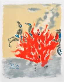 Jules Cavailles, Composition, Œuvres completes d'Albert Camus, Limited Edition Lithograph