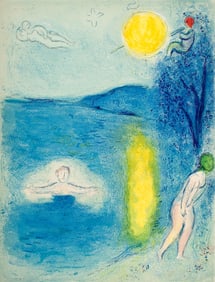 Marc Chagall, La saison d'ete, Daphnis et Chloe, Limited Edition Heliogravure