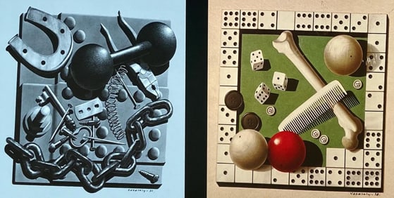 Victor Vasarely, Composition, Graphismes I, Limited Edition Heliogravure