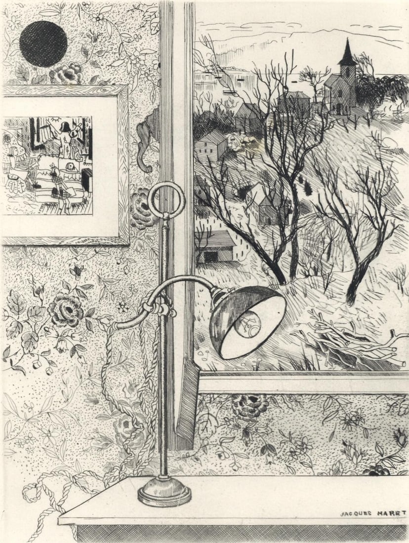 Jacques Maret, Composition, Alternance, Limited Edition Etching (1 of 4)