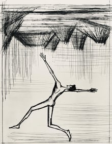 Bernard Buffet, Composition (Reinz 208-222), Voyages Fantastiques, Limited Edition Etching