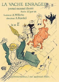 Henri de Toulouse-Lautrec, La Vache Enragee, Les Affiches De Toulouse-Lautrec, Limited Edition