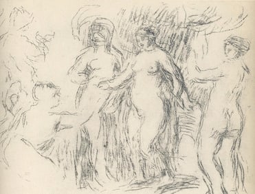 Pierre-Auguste Renoir, Les Baigneuses, Les Lithographies de Renoir, Limited Edition Lithograph