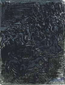 Andre Cottavoz, Composition, L'Odyssee, Limited Edition Lithograph